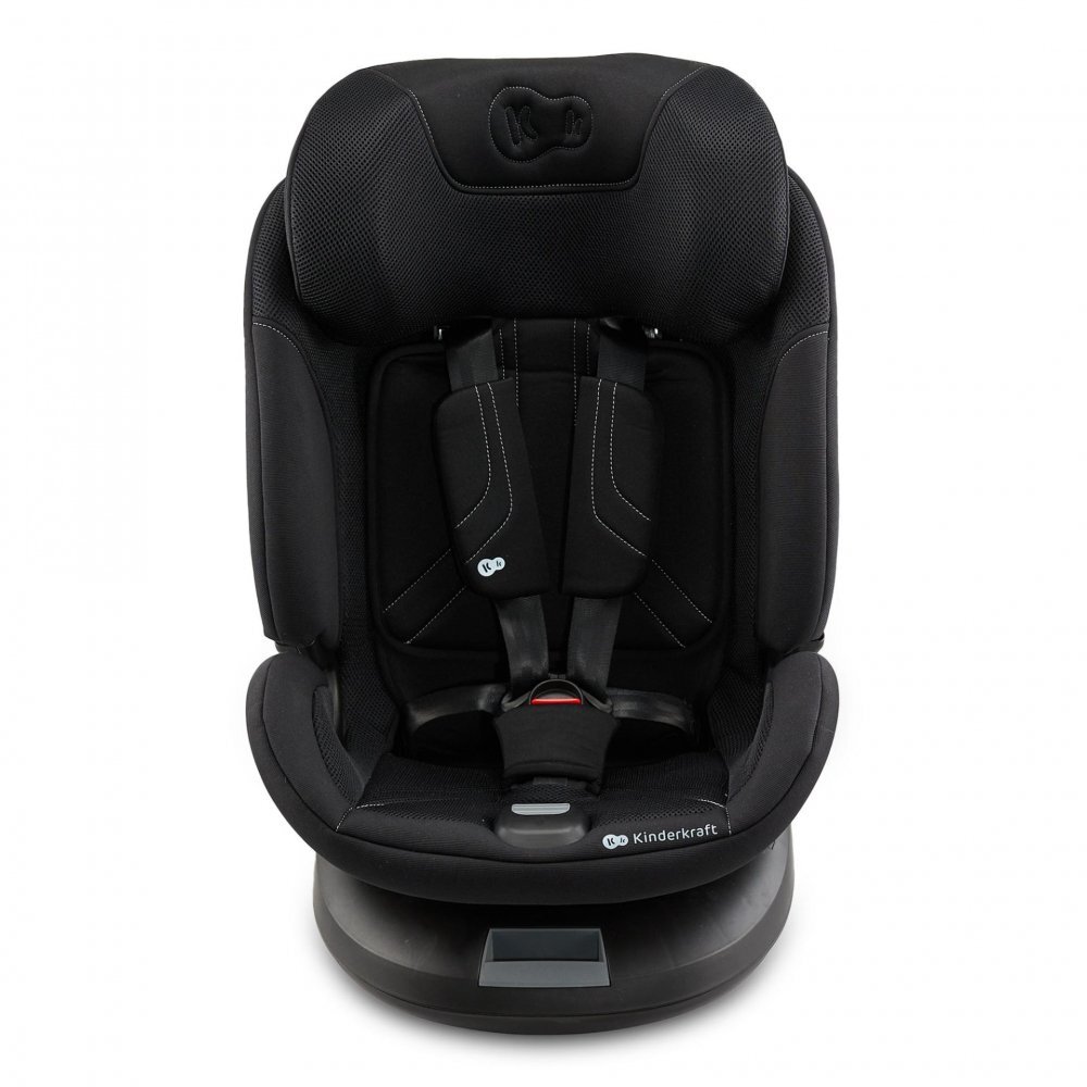 KINDERKRAFT Scaun auto XPedition 3 Black i-Size 40-150 cm Isofix Top-Tether Sistem Easy Spin 360 Protectie SPS Spatar reglabil Insertie ergonomica