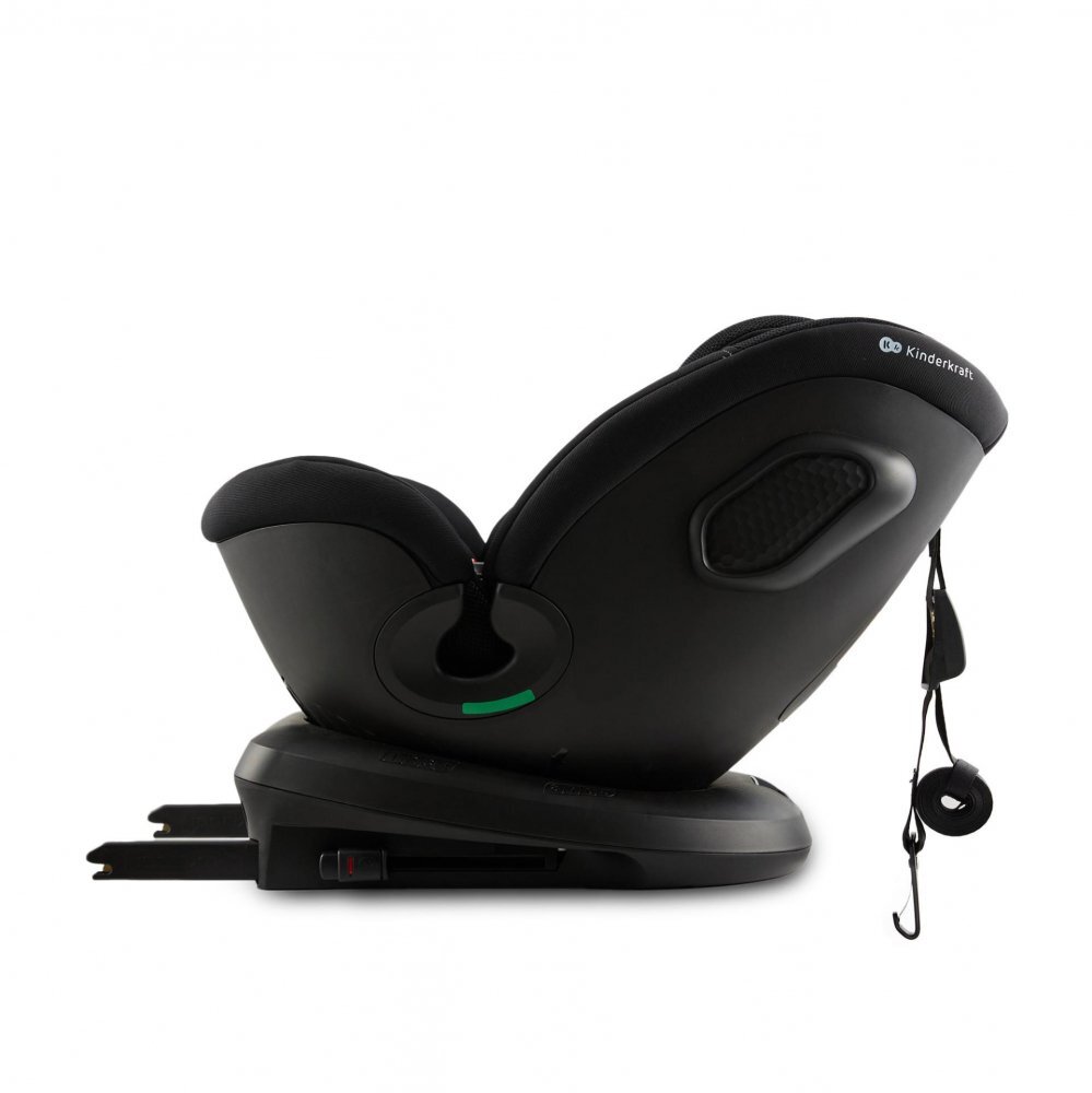 KINDERKRAFT Scaun auto XPedition 3 Black i-Size 40-150 cm Isofix Top-Tether Sistem Easy Spin 360 Protectie SPS Spatar reglabil Insertie ergonomica