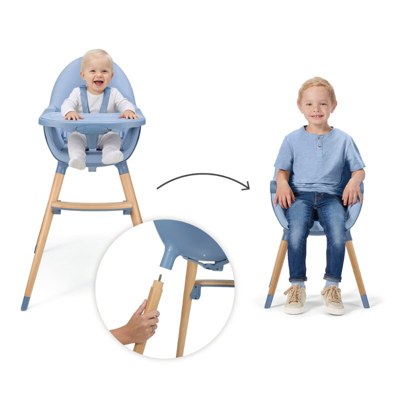 KINDERKRAFT Scaun de masa 2 in 1 Fini 2 Nordic Breeze