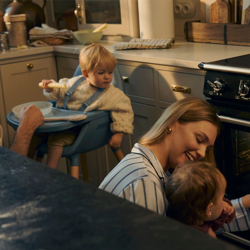 KINDERKRAFT Scaun de masa 2 in 1 Fini 2 Nordic Breeze