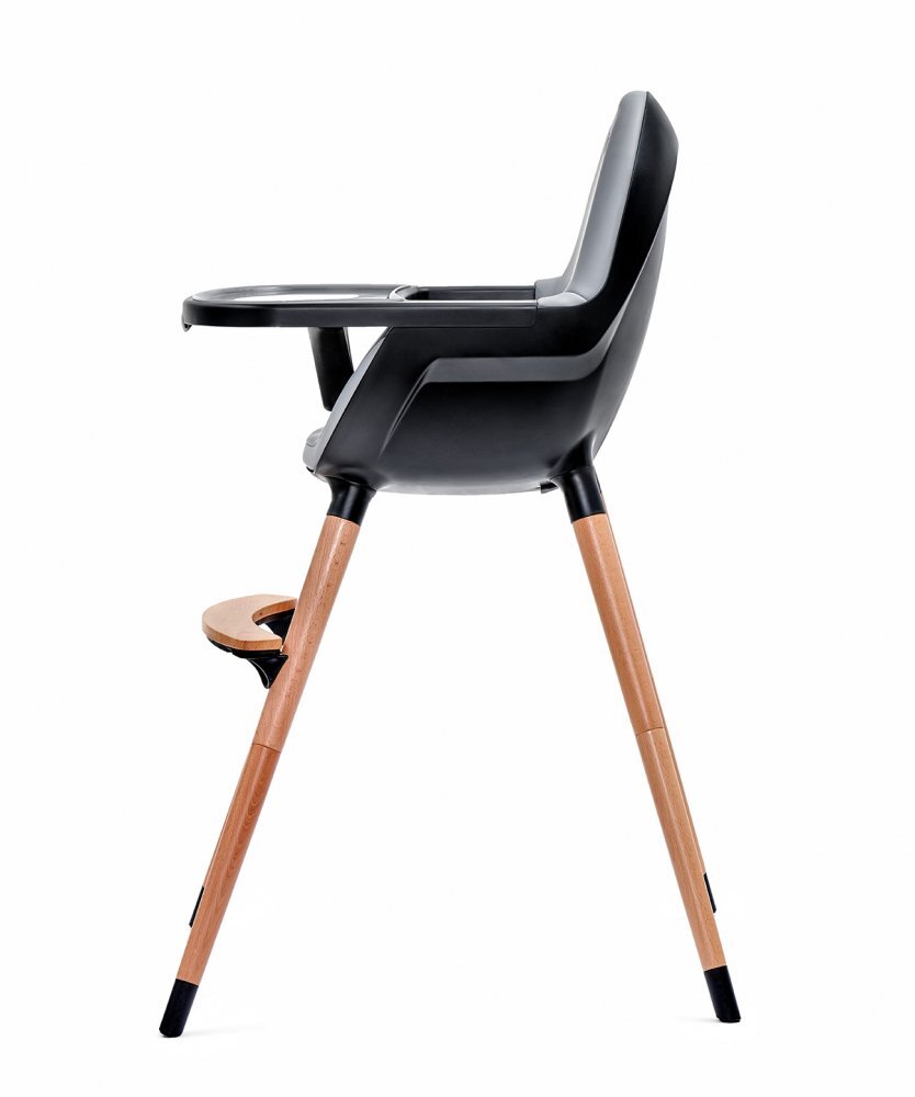 KINDERKRAFT Scaun de masa 2 in 1 Fini black