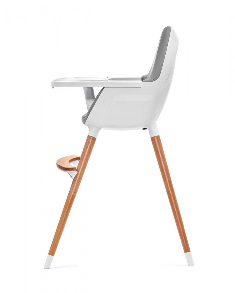 KINDERKRAFT Scaun de masa 2 in 1 Fini Grey