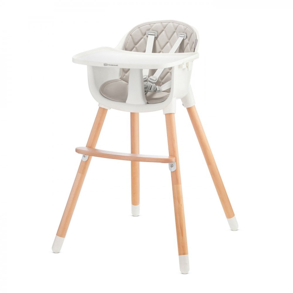 KINDERKRAFT Scaun de masa 2 in 1 Sienna grey