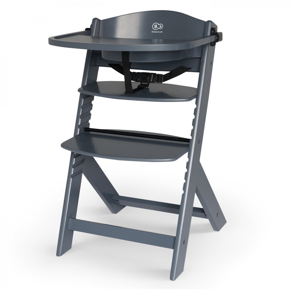KINDERKRAFT Scaun de masa 3 in 1 Enock full grey