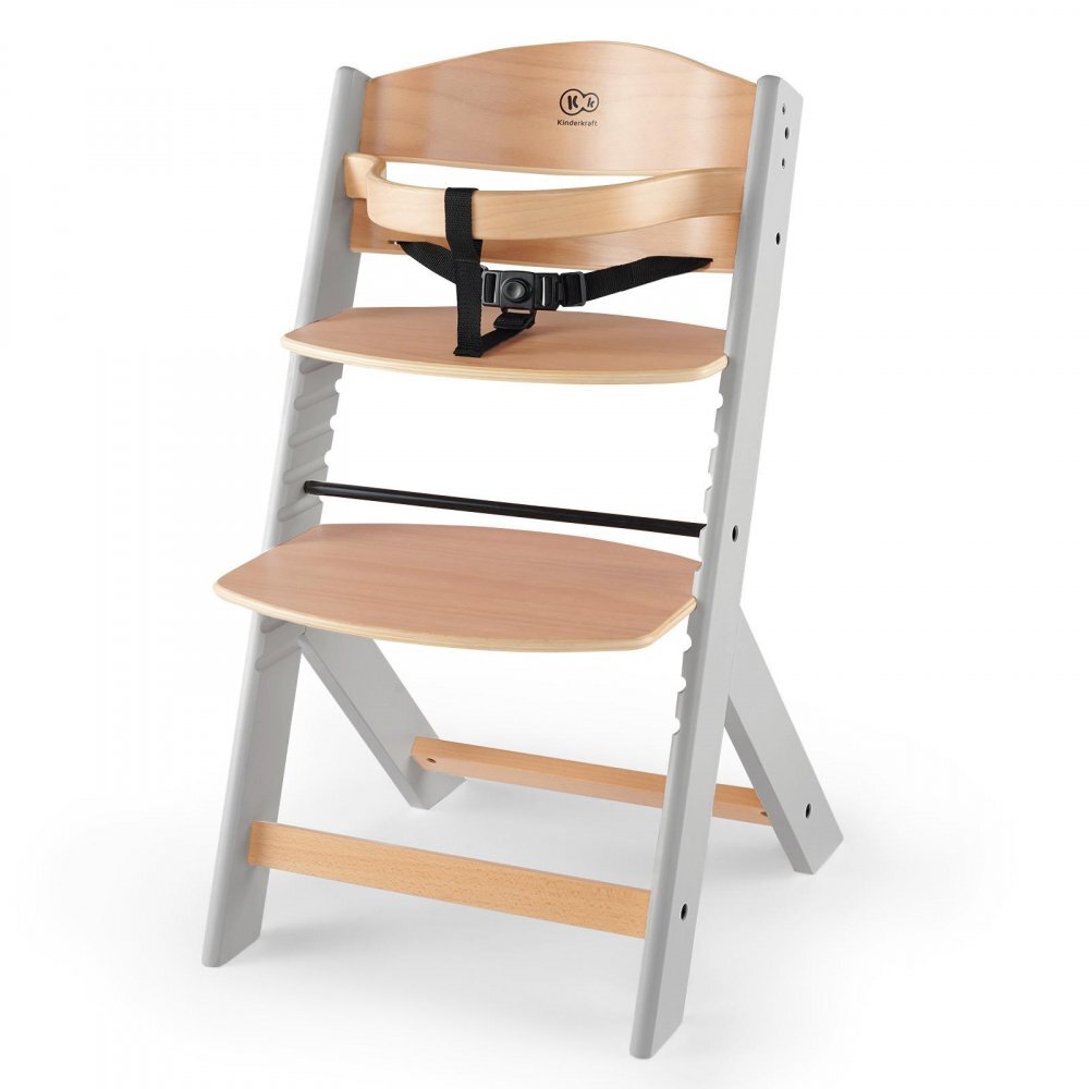 KINDERKRAFT Scaun de masa 3 in 1 Enock woodengrey
