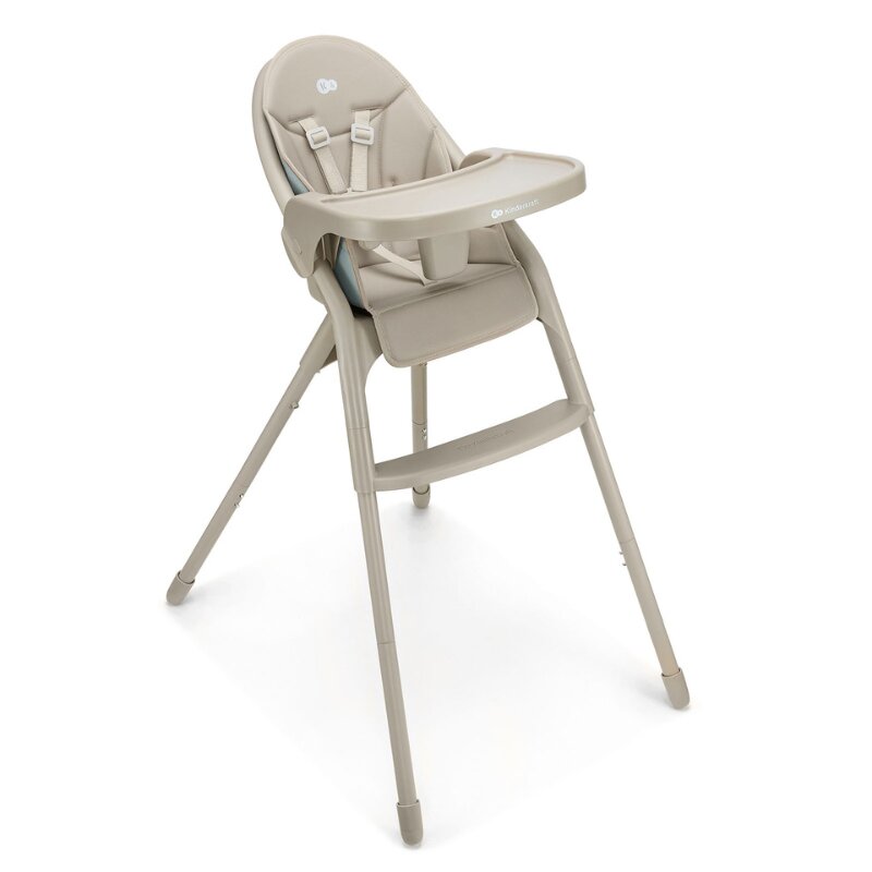 KINDERKRAFT Scaun de masa Dinnly Beige transformabil intr-un scaun inalt husa scaun PU pana la 15 kg