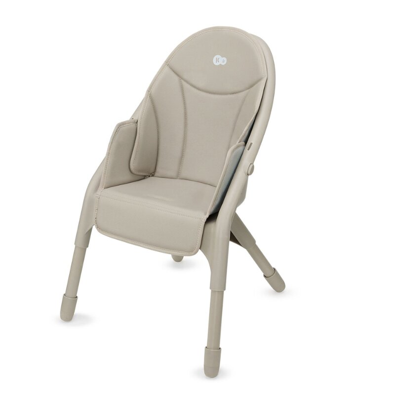 KINDERKRAFT Scaun de masa Dinnly Beige transformabil intr-un scaun inalt husa scaun PU pana la 15 kg