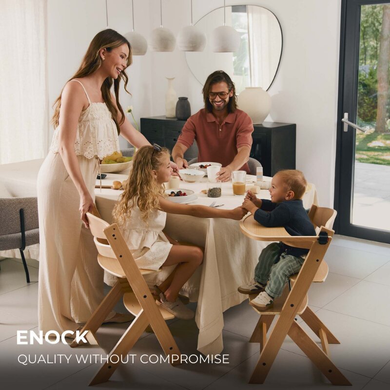 KINDERKRAFT Scaun de masa Enock Beige