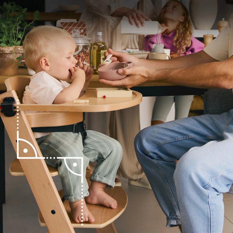 KINDERKRAFT Scaun de masa Enock Beige