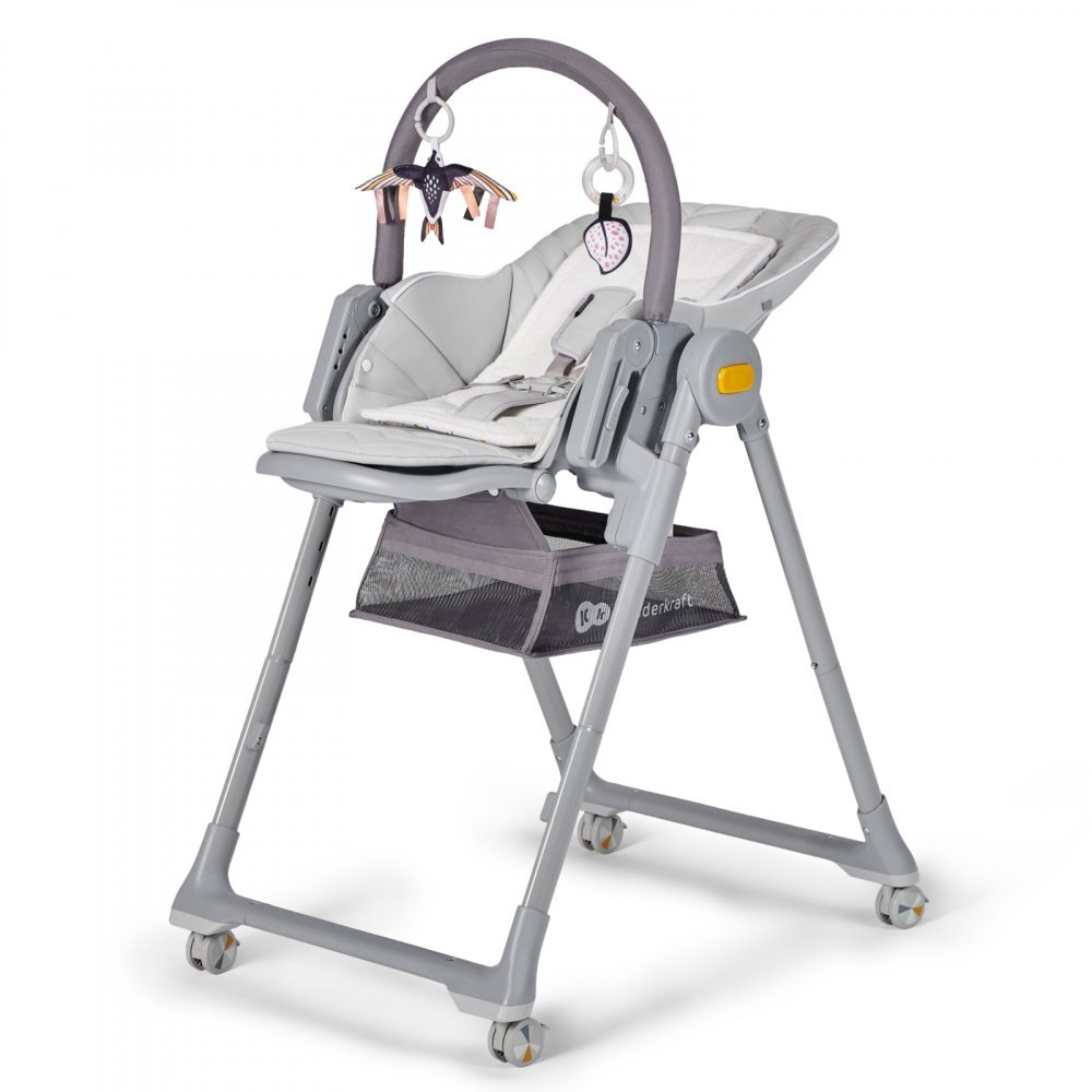 KINDERKRAFT Scaun de masa Lastree 2 in 1 transformabil grey