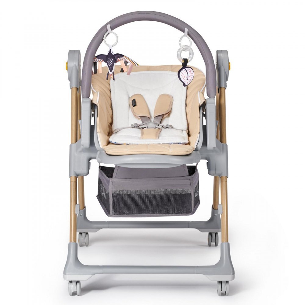 KINDERKRAFT Scaun de masa pentru copii 2 in 1 Lastree Wooden