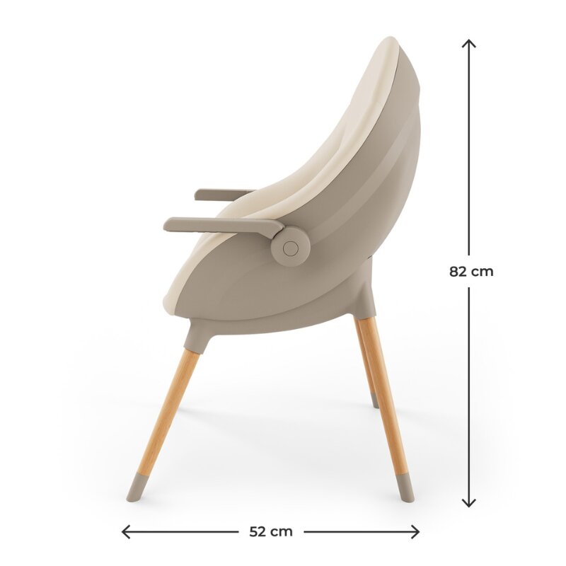 KINDERKRAFT Scaun de masa pentru copii 3 in 1 Fini Up Beige