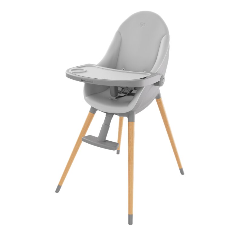 KINDERKRAFT Scaun de masa pentru copii 3 in 1 Fini Up Grey