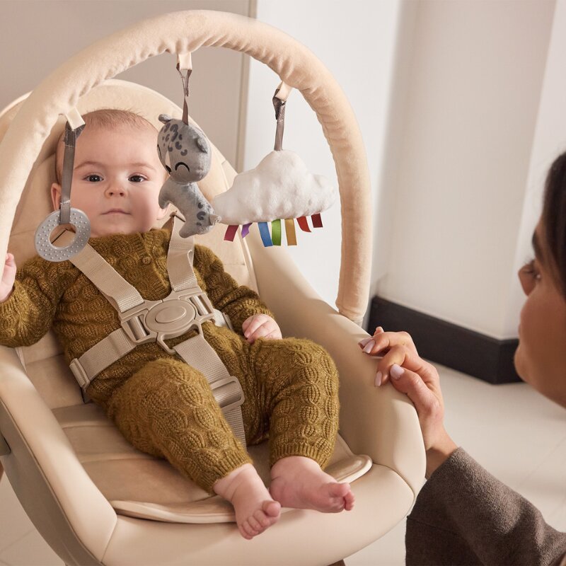 KINDERKRAFT Scaun de masa pentru copii 3 in 1 Fini Up Grey