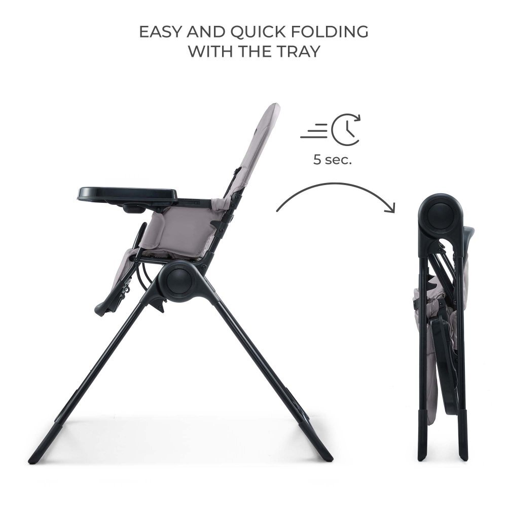 KINDERKRAFT Scaun de masa pentru copii Binci Grey