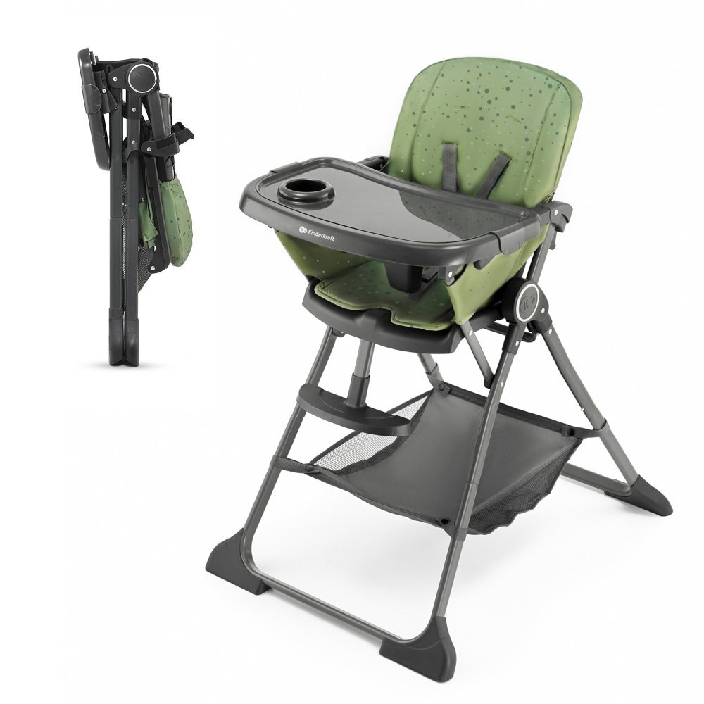 KINDERKRAFT Scaun de masa pliabil Foldee green