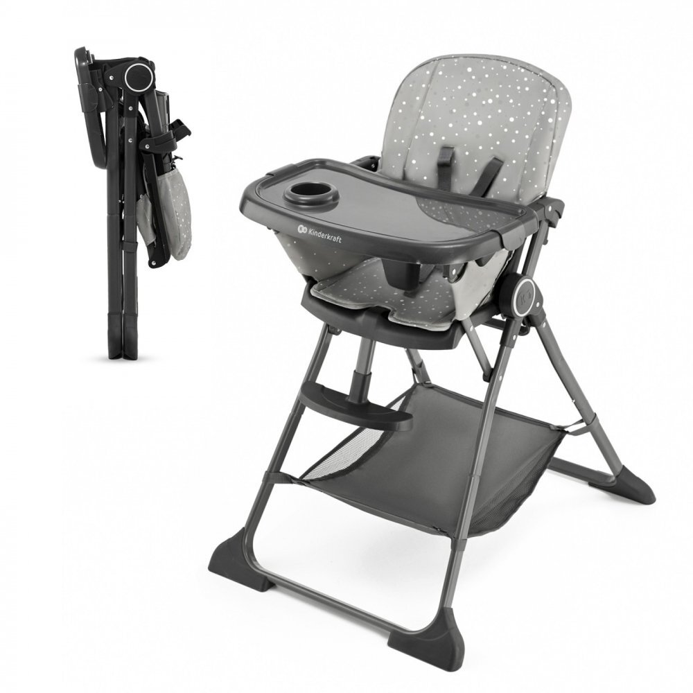 KINDERKRAFT Scaun de masa pliabil Foldee grey