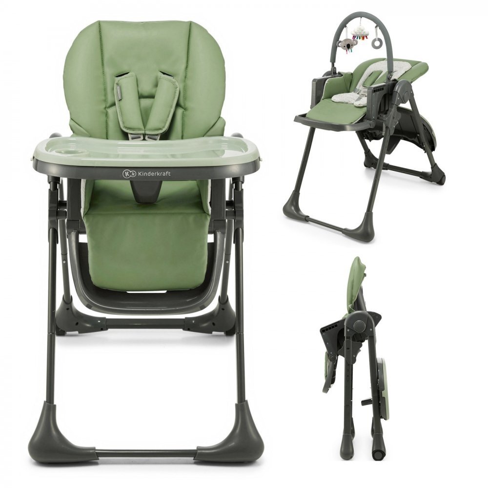 KINDERKRAFT Scaun de masa pliabil Tummie green