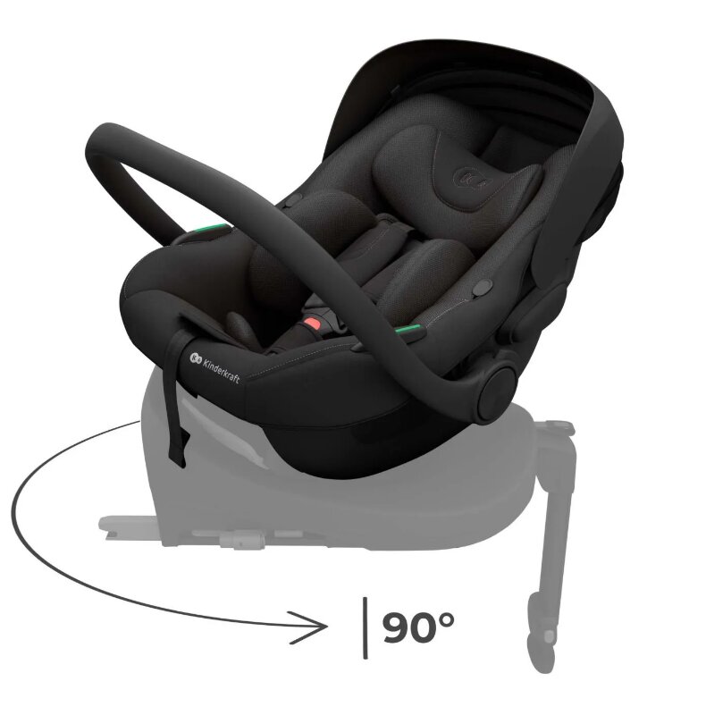 KINDERKRAFT Scoica auto I-Lite Black 40-87 cm I-size SPS tetiera reglabila