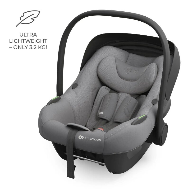 KINDERKRAFT Scoica auto I-Lite Grey 40-87 cm I-size SPS tetiera reglabila