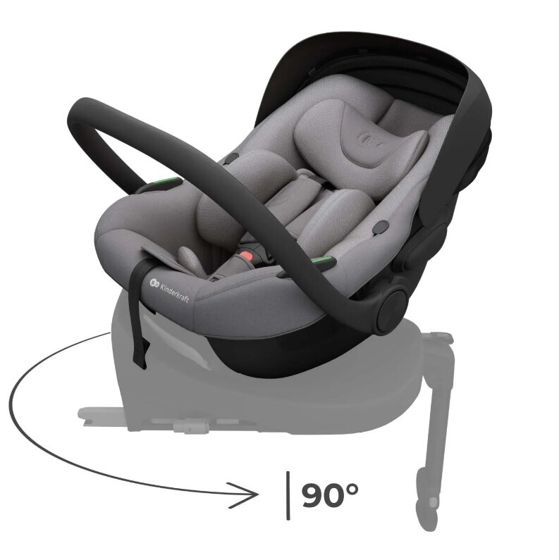 KINDERKRAFT Scoica auto I-Lite Grey 40-87 cm I-size SPS tetiera reglabila
