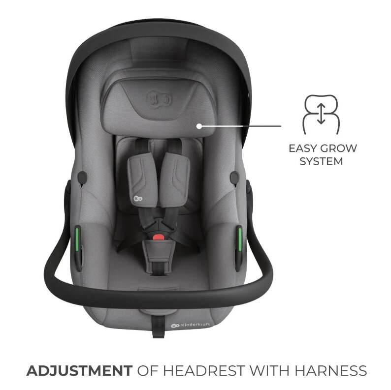 KINDERKRAFT Scoica auto I-Lite Grey 40-87 cm I-size SPS tetiera reglabila