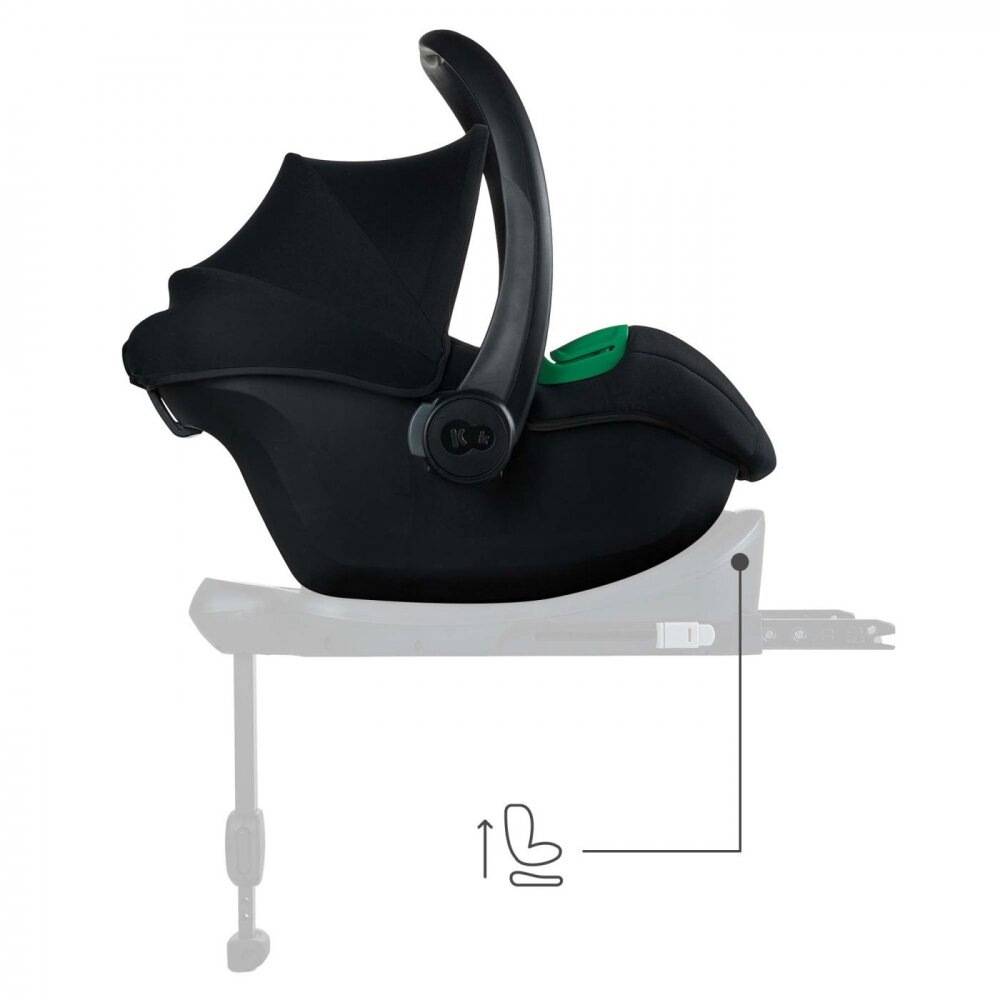 KINDERKRAFT Scoica auto Mink Pro 2 Black I-size 40-87 cm tetiera reglabila SPS