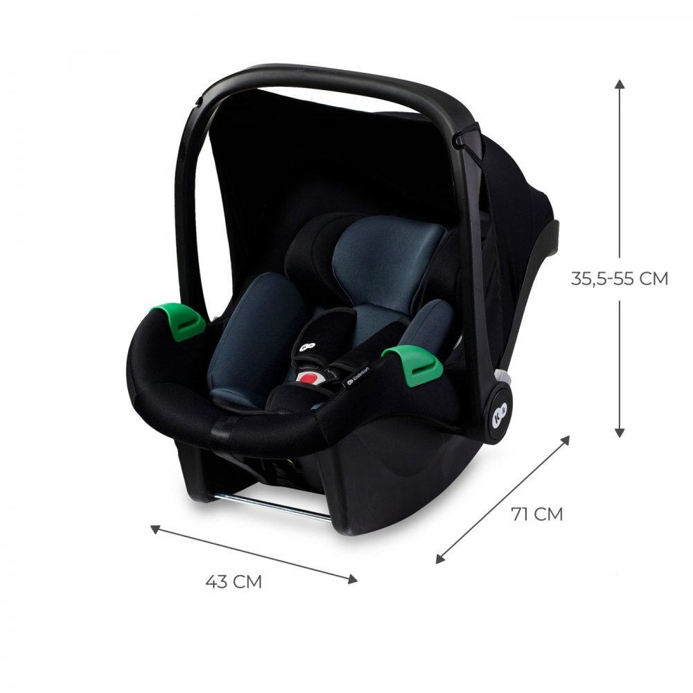 KINDERKRAFT Scoica auto Mink Pro 40-75 cm black