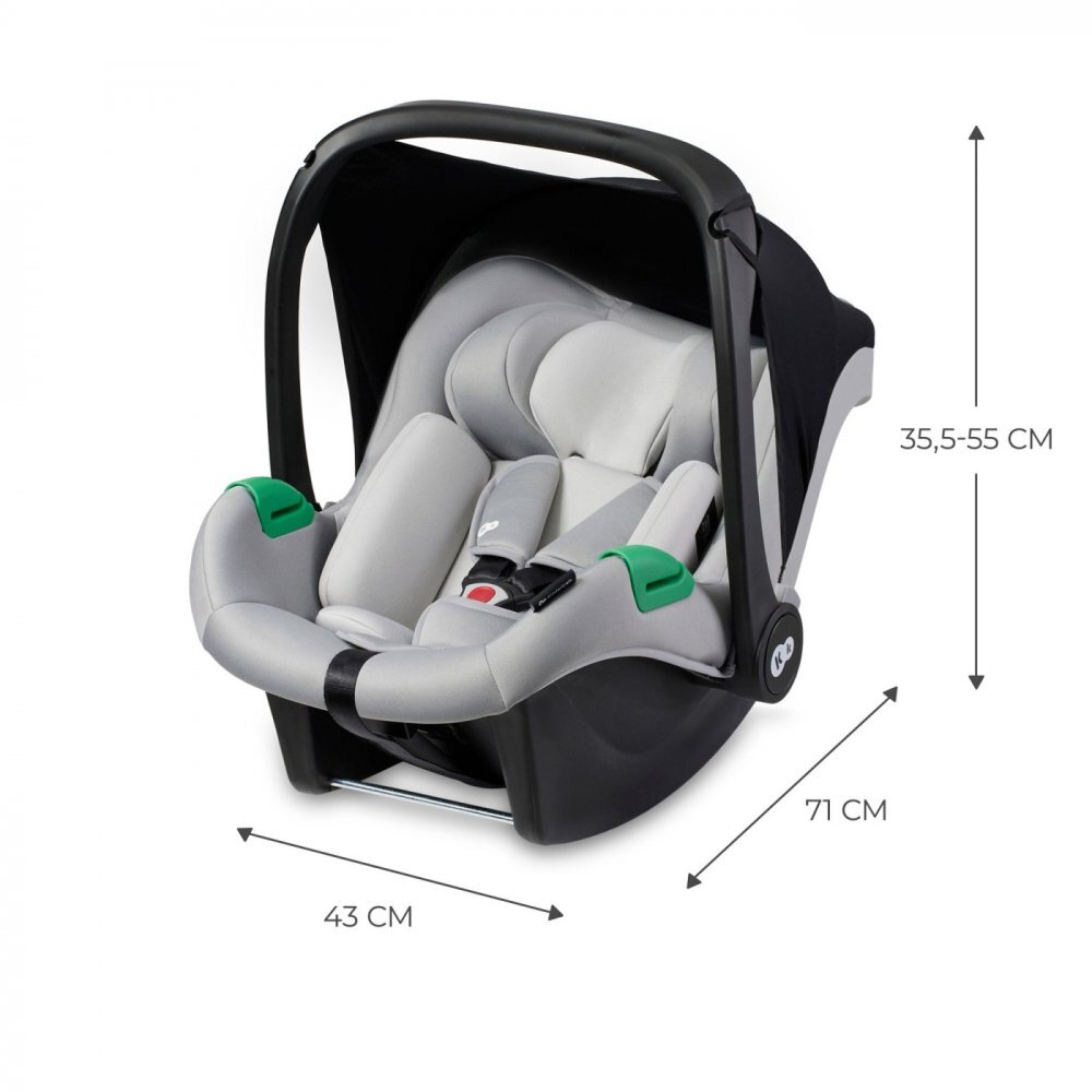 KINDERKRAFT Scoica auto Mink Pro 40-75 cm grey