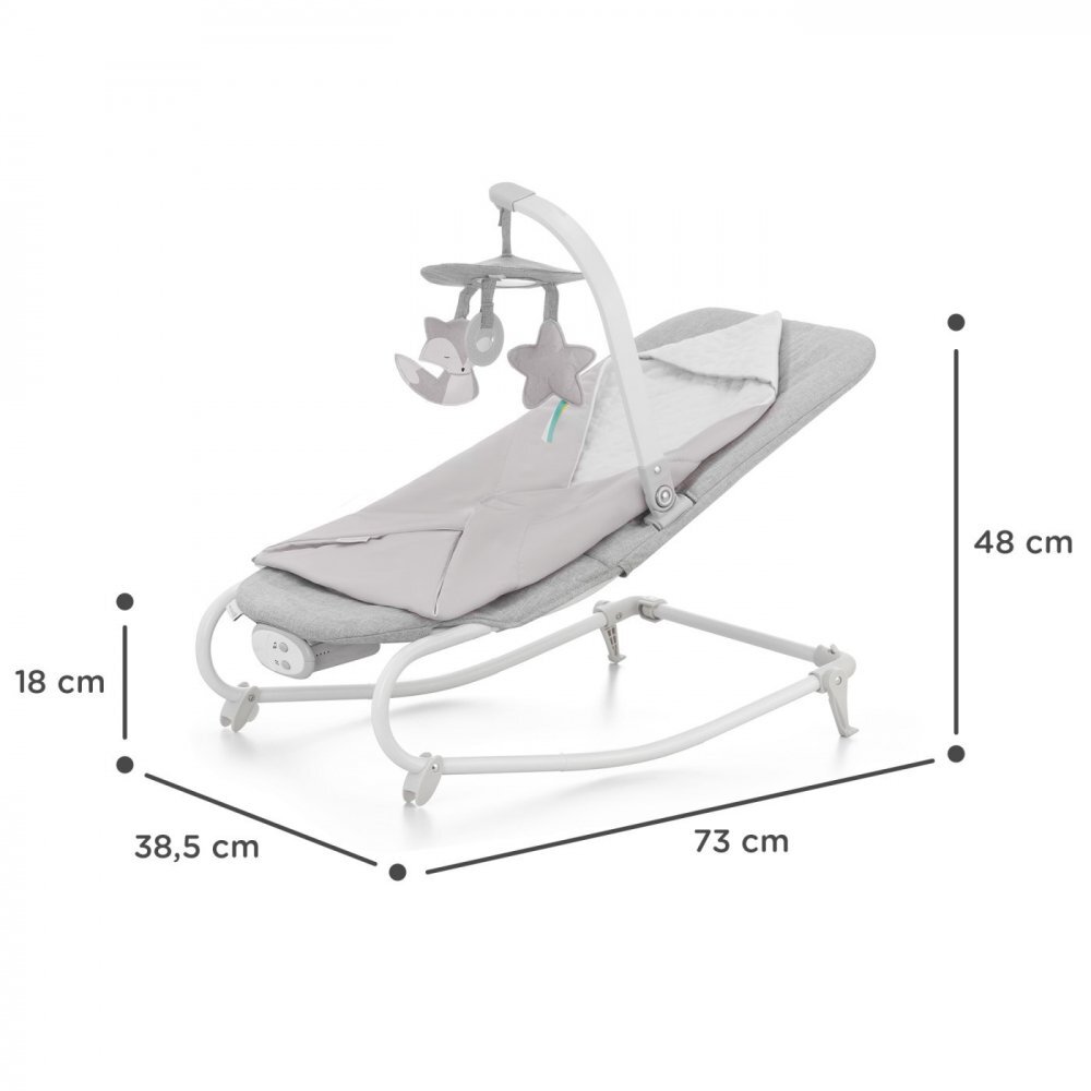 KINDERKRAFT Sezlong 3 in 1 Felio 2 stone grey