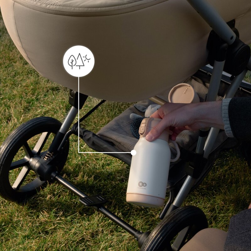 KINDERKRAFT Termos si incalzitor de biberoane 2 in 1 Gaja Beige
