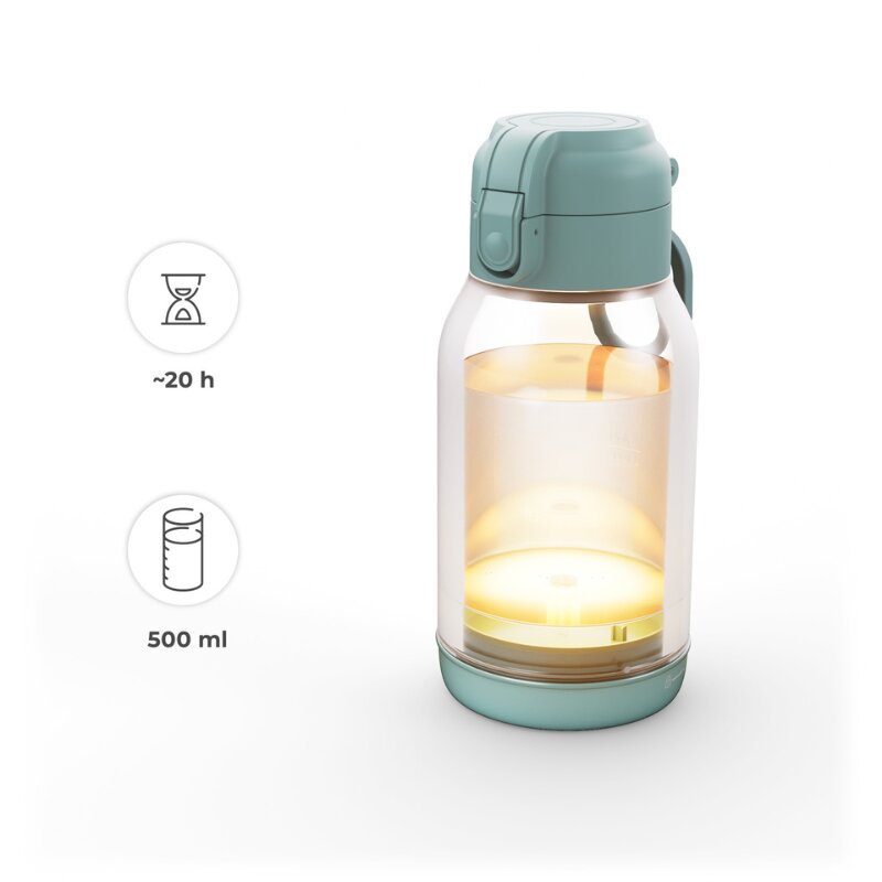 KINDERKRAFT Termos si incalzitor de biberoane 2 in 1 Gaja Green