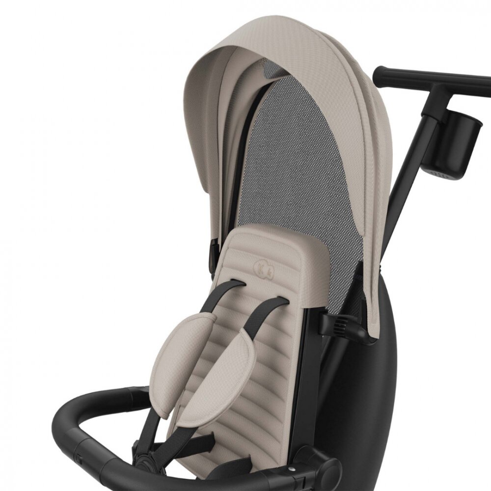 KINDERKRAFT Tricicleta pentru copii Jazz 3 Bej pliabila scaun rotativ spatar reglabil maner ajustabil