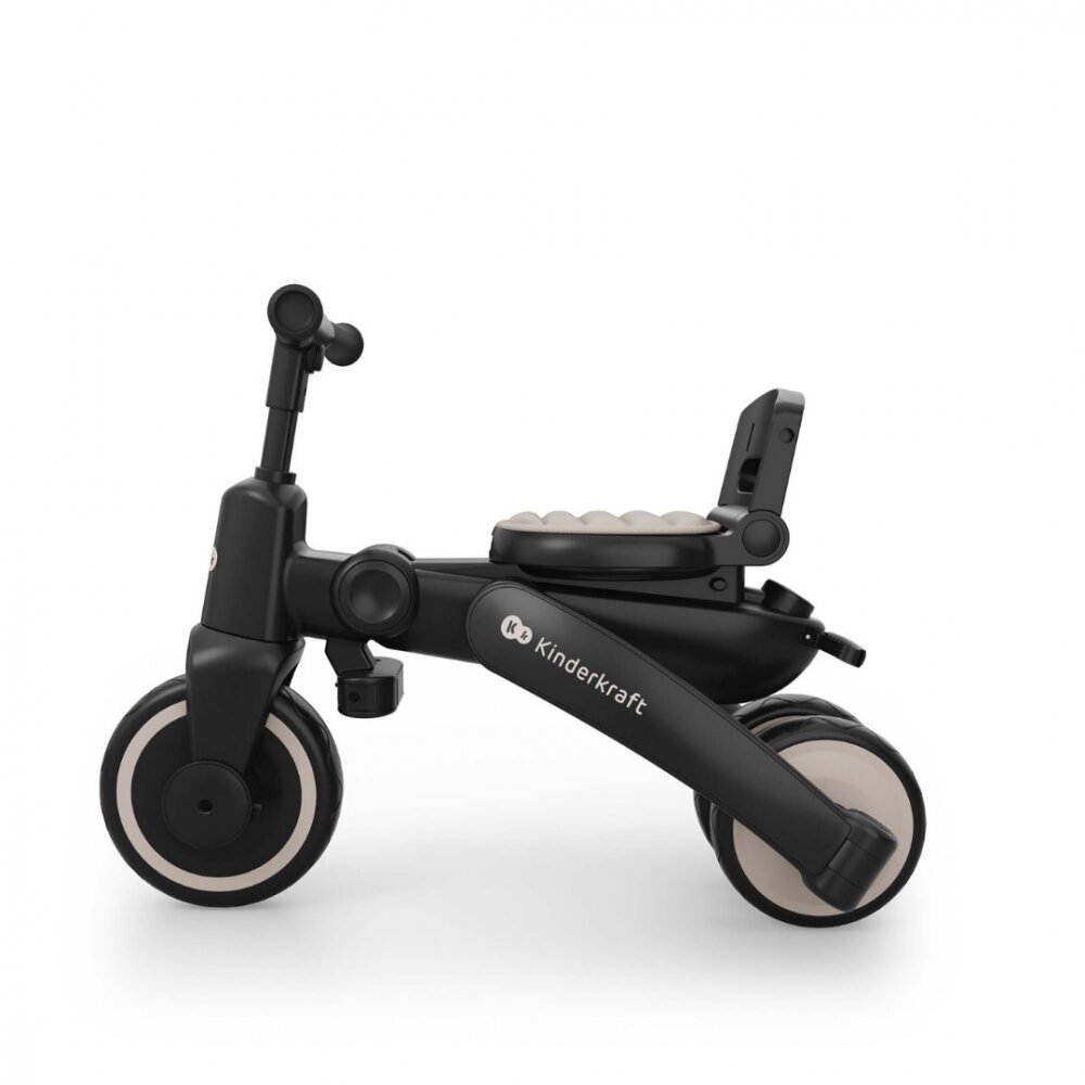 KINDERKRAFT Tricicleta pentru copii Jazz 3 Bej pliabila scaun rotativ spatar reglabil maner ajustabil