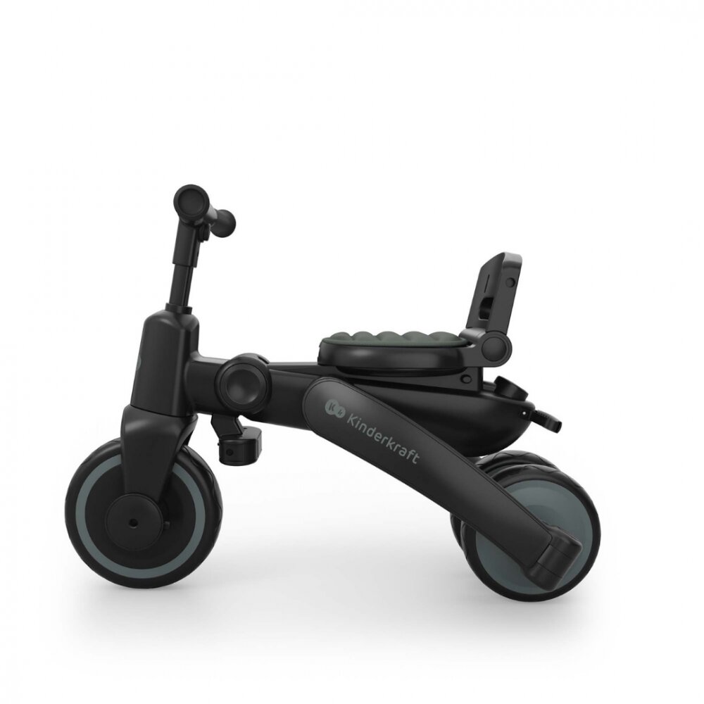KINDERKRAFT Tricicleta pentru copii Jazz 3 Verde pliabila scaun rotativ spatar reglabil maner ajustabil