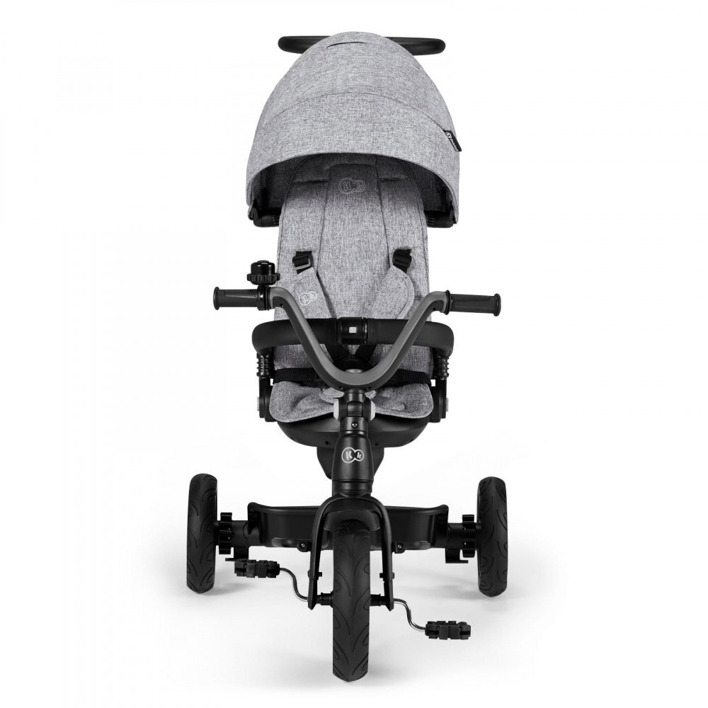 KINDERKRAFT Tricicleta pentru copii Twipper 5 in 1 cu scaun rotativ cadru din aliaj de magneziu spatar reglabil suport picioare maner telescopic accesorii