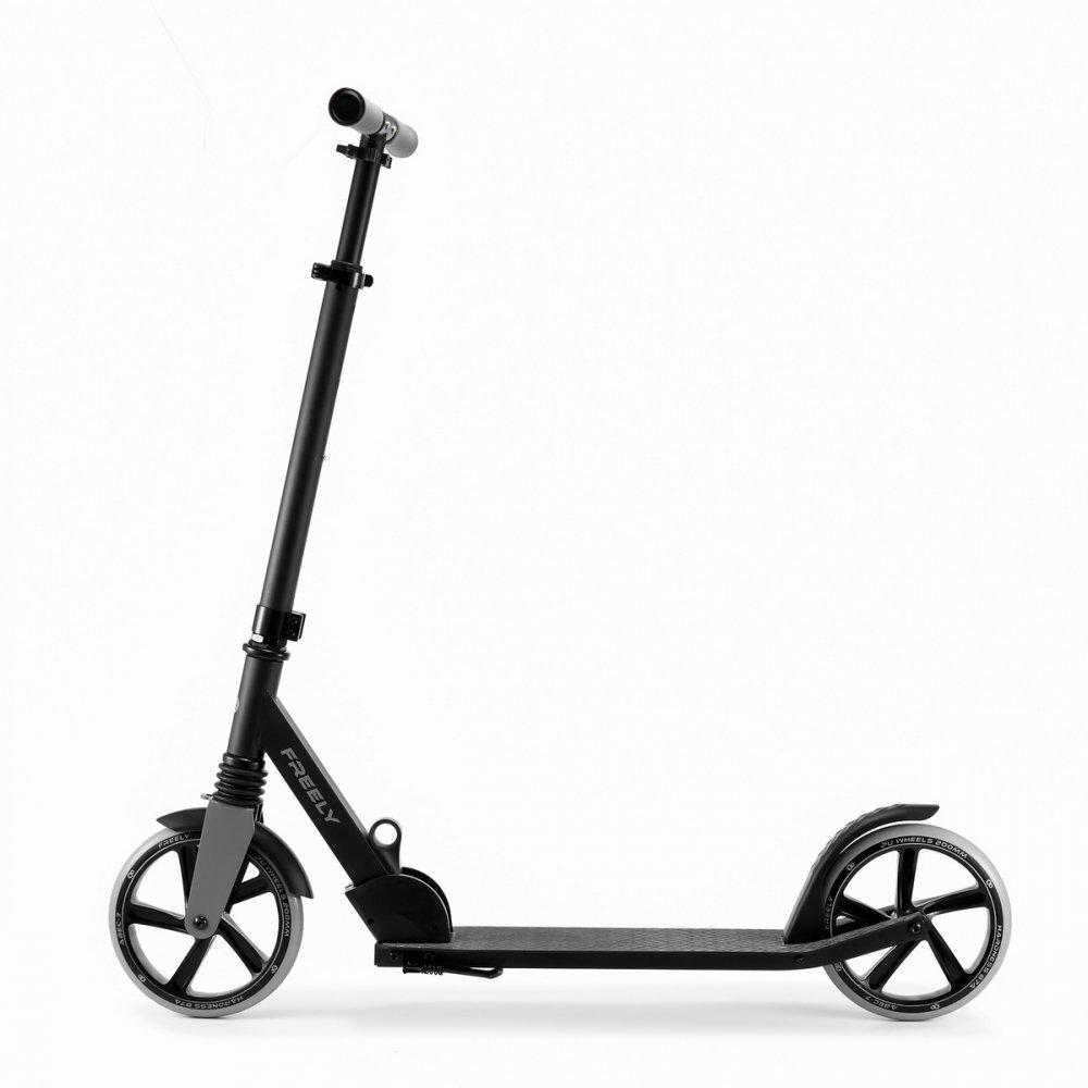 KINDERKRAFT Trotineta pliabila Freely Black cu ghidon reglabil cric greutate admisa 100 kg