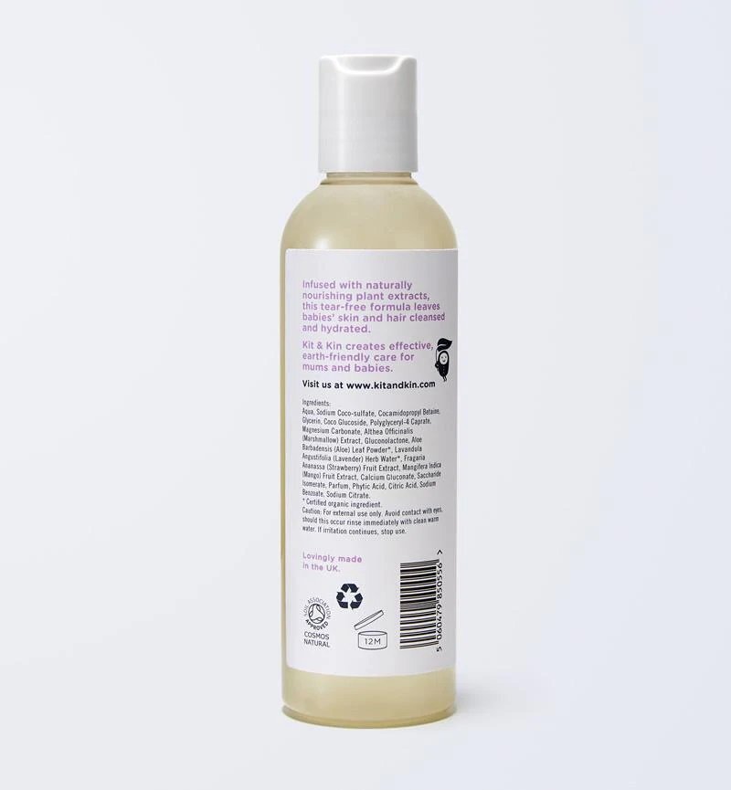 Kit and Kin Sampon si gel de dus pentru copii 250ml