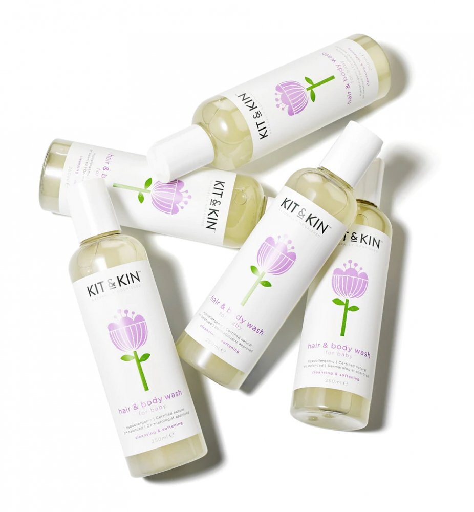 Kit and Kin Sampon si gel de dus pentru copii 250ml