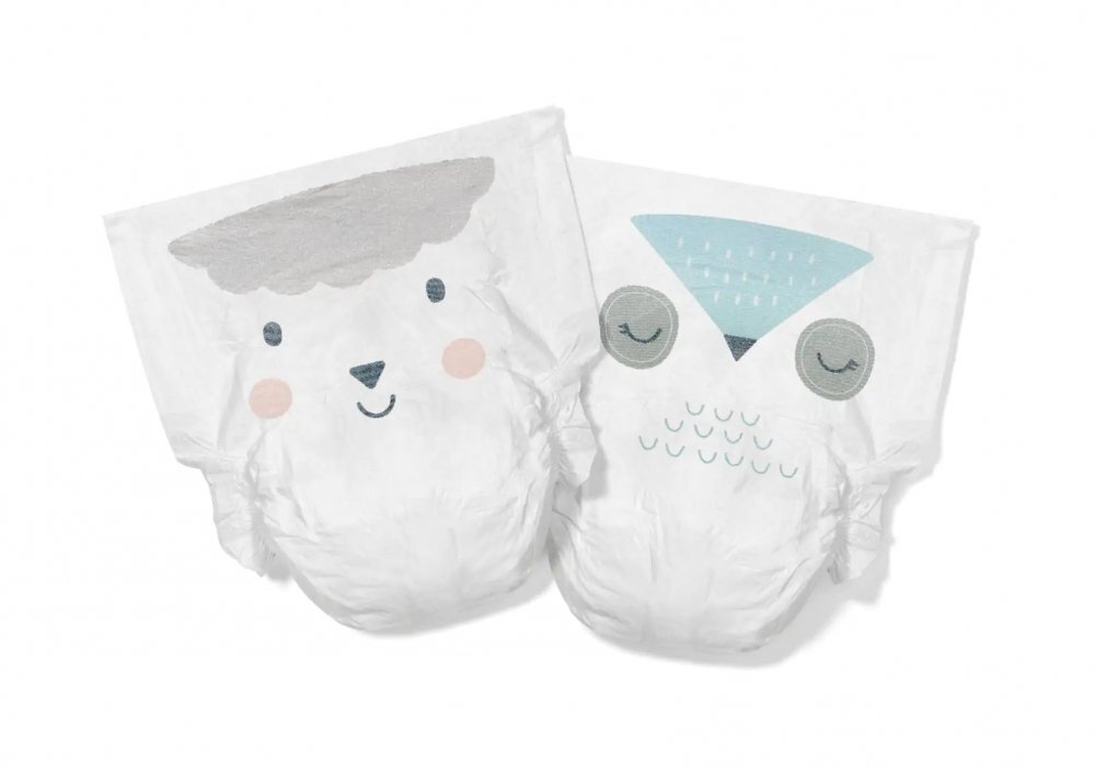 Kit and Kin Scutece hipoalergenice Eco KitKin marimea 1 2-5 kg 38 buc