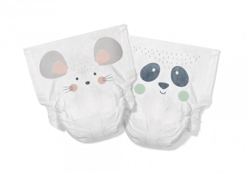 Kit and Kin Scutece hipoalergenice Eco KitKin marimea 2 4-8 kg 38 buc