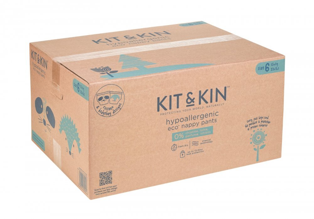 Kit and Kin Scutece Hipoalergenice Eco KitKin Pull Up 108 buc Marimea 6