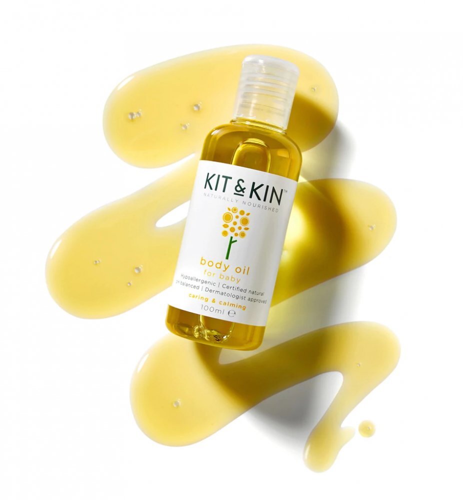 Kit and Kin Ulei natural KitKin pentru masaj bebelusi 100ml