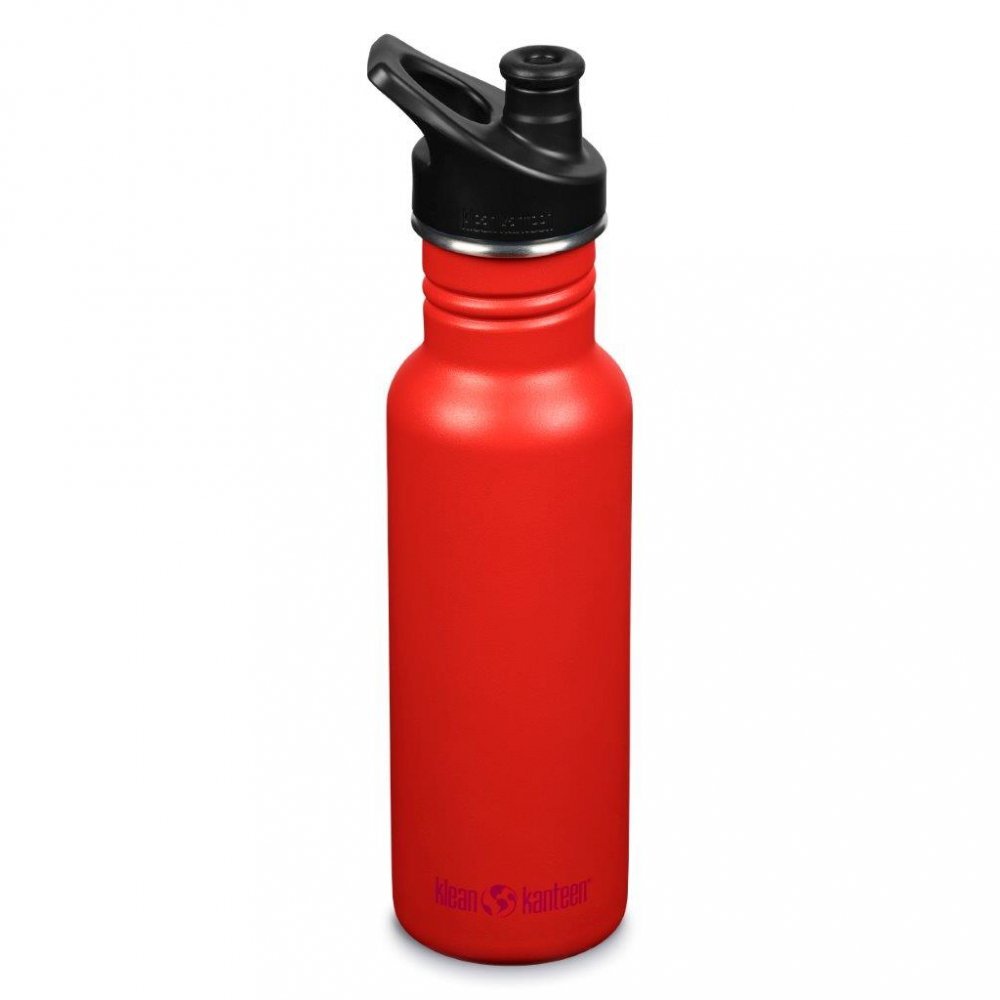 Klean Kanteen Recipient din otel inoxidabil 532 ml cu capac sport Classic Narrow Tiger Lily