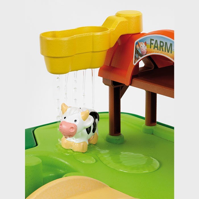 KLEIN Masuta de joaca cu apa si nisip 2 in 1 Ferma John Deere
