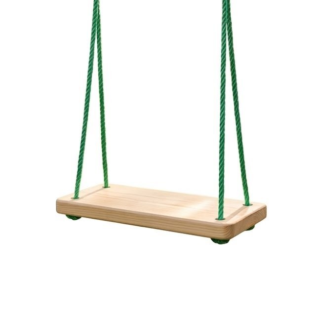 Klemys Collection Leagan pentru copii Natur 48x28x3 cmdesign robust din lemn masivutilizare exteriorfranghii reglabile