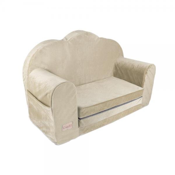 Klups Canapea extensibila catifea beige V110