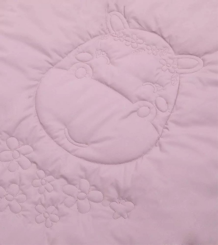 Klups Lenjerie pat 2 piese cu umplutura Animals and Love Hippo A001
