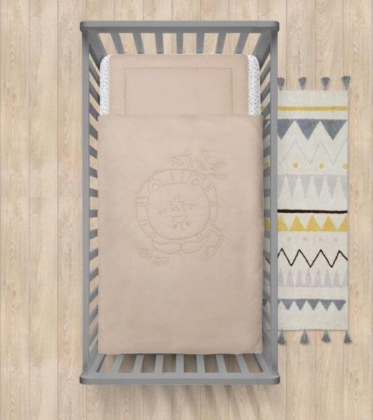 Klups Lenjerie pat 2 piese cu umplutura Animals and Love Lion A002