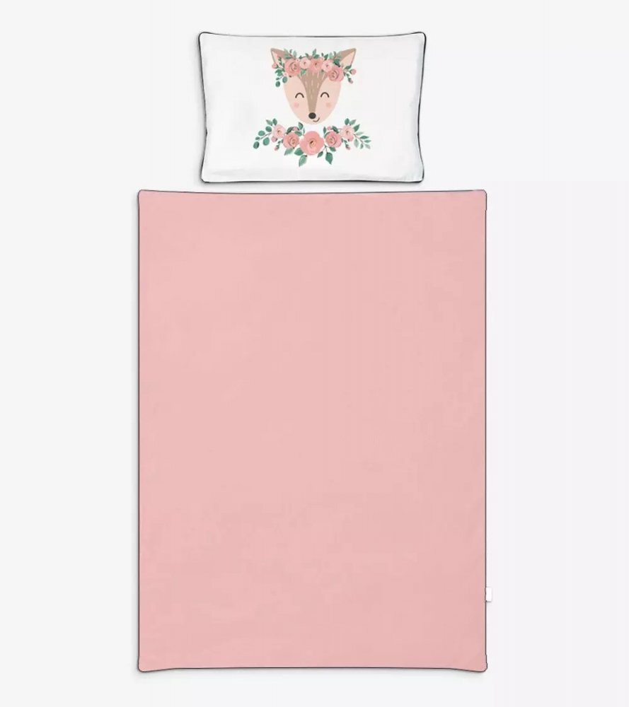 Klups Lenjerie pat 2 piese Nature and Love Rose N001-C4